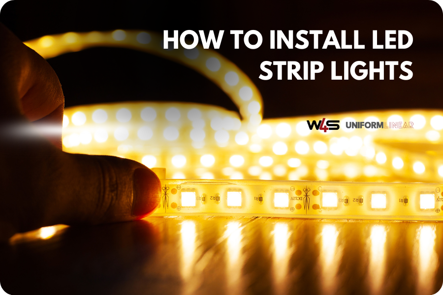 How to install LED strips blog banner.