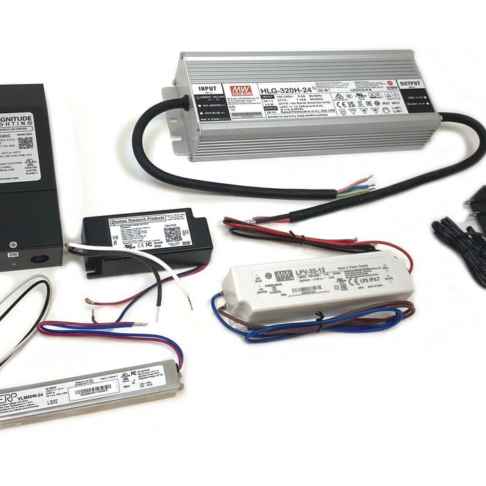 LED power supplies and drivers