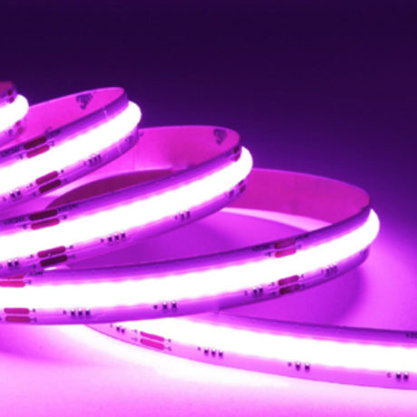 Buy COB LED tape lights for dot-free strip lighting