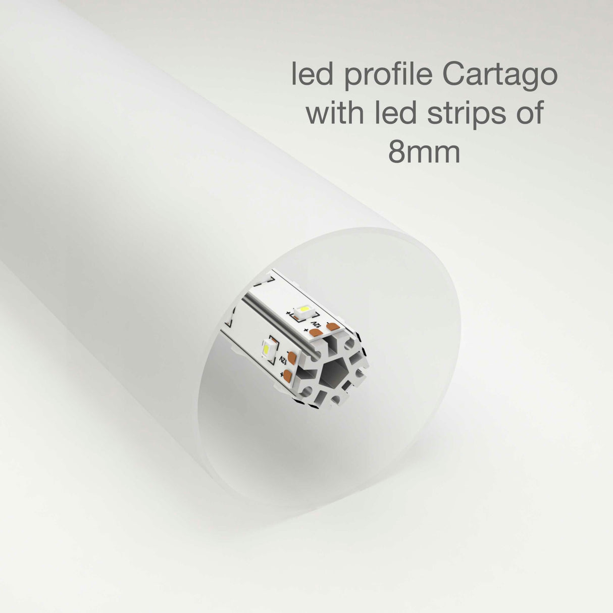 360 Degree Suspended Tube LED Lighting Channel ~ Model Cartago - Wired4Signs USA - Buy LED lighting online