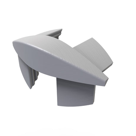 Plastic Corner Connector for Alu-Flat Profile - Wired4Signs USA - Buy LED lighting online