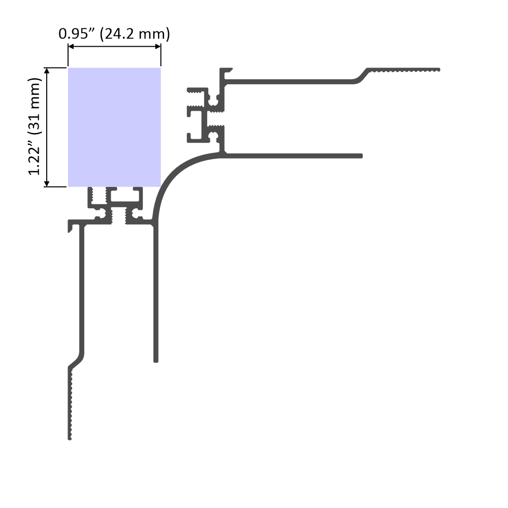 Plaster Board Cornice LED Channel ~ Model Alu-Cove3 - Wired4Signs USA - Buy LED lighting online