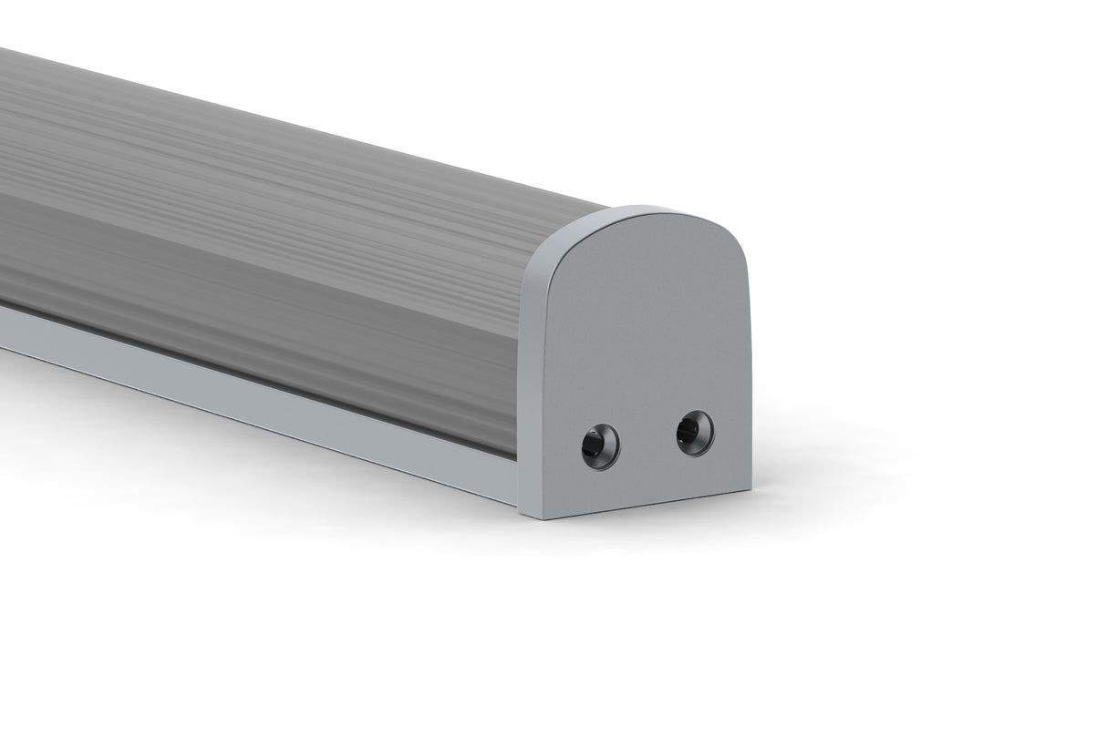 180 Deg Square Neon LED Strip Diffuser Channel ~ Model Alu-Square - Wired4Signs USA - Buy LED lighting online