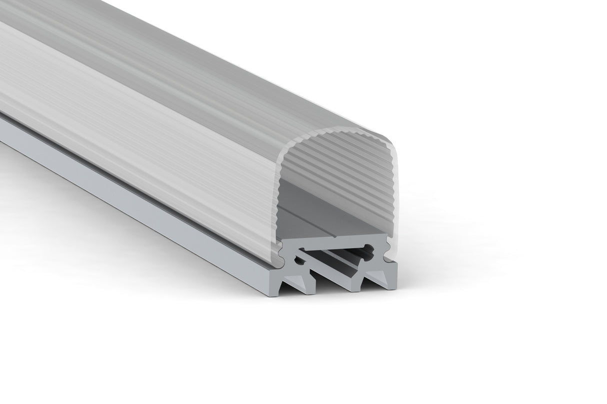 180 Deg Square Neon LED Strip Diffuser Channel ~ Model Alu-Square - Wired4Signs USA - Buy LED lighting online