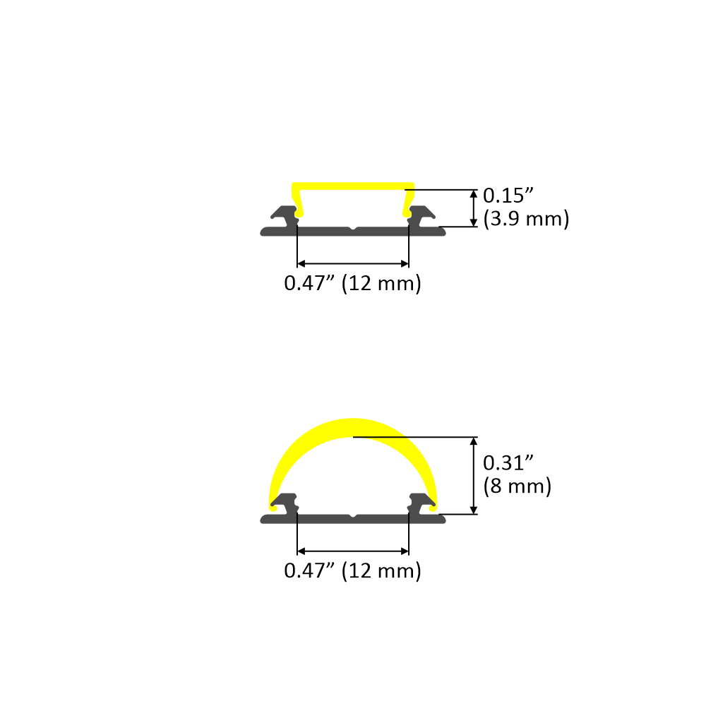 Bendable LED Channel ~ Model Arc12 - Wired4Signs USA - Buy LED lighting online