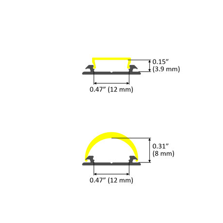 Bendable LED Channel ~ Model Arc12 - Wired4Signs USA - Buy LED lighting online