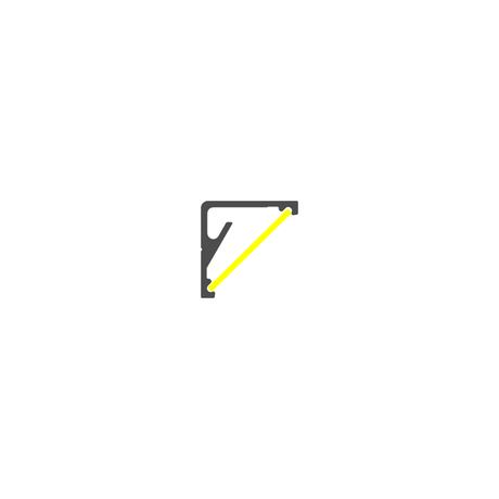 30/60 Degree Corner LED Channel ~ Model Cabi12 - Wired4Signs USA - Buy LED lighting online