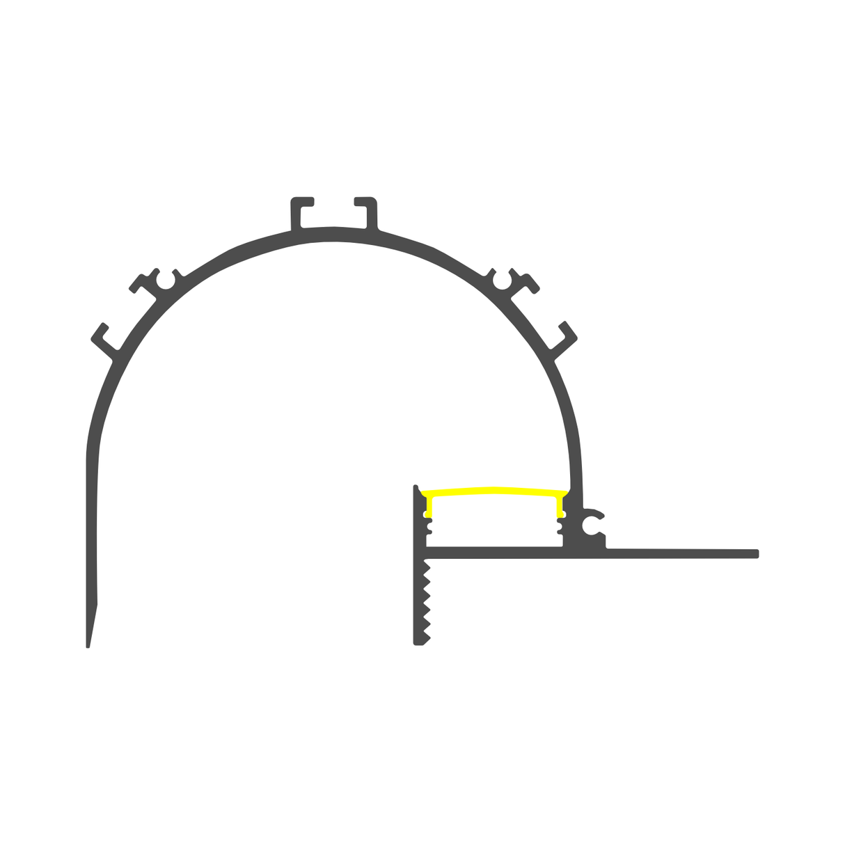 Cove Tunnel Indirect LED Lighting Channel ~ Model Caracas - Wired4Signs USA - Buy LED lighting online