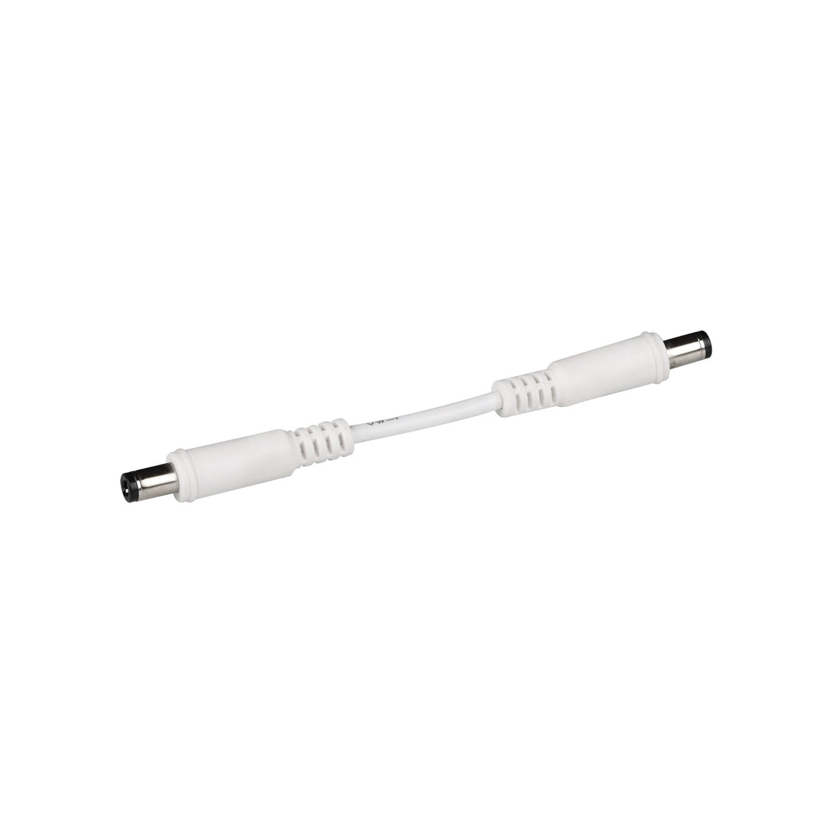 The Connecting Cable for FLX Stix CDV is a white DC power cable with cylindrical connectors and ridged grips, designed for refrigerator lighting and compatible with FLX Stix CDV setups.