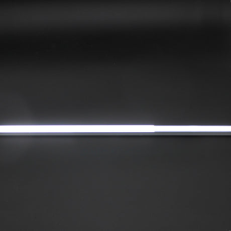 A single LED Diffuser for Standard Easy-On Profiles is horizontally positioned against a dark, smooth background.
