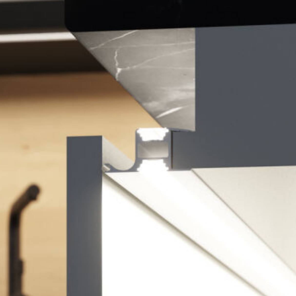 Up & Down Cabinet Shelf Lighting LED Channel ~ Handy10 | Wired4signs USA