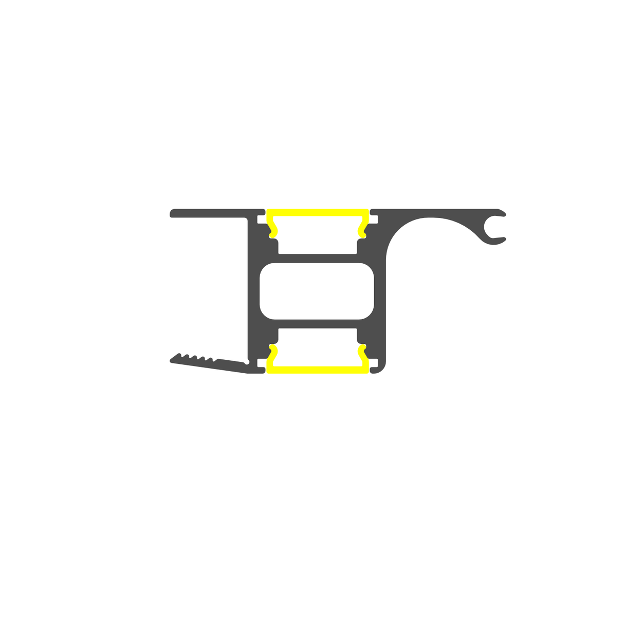 Up & Down Cabinet Shelf Lighting LED Channel ~ Handy10 | Wired4signs USA