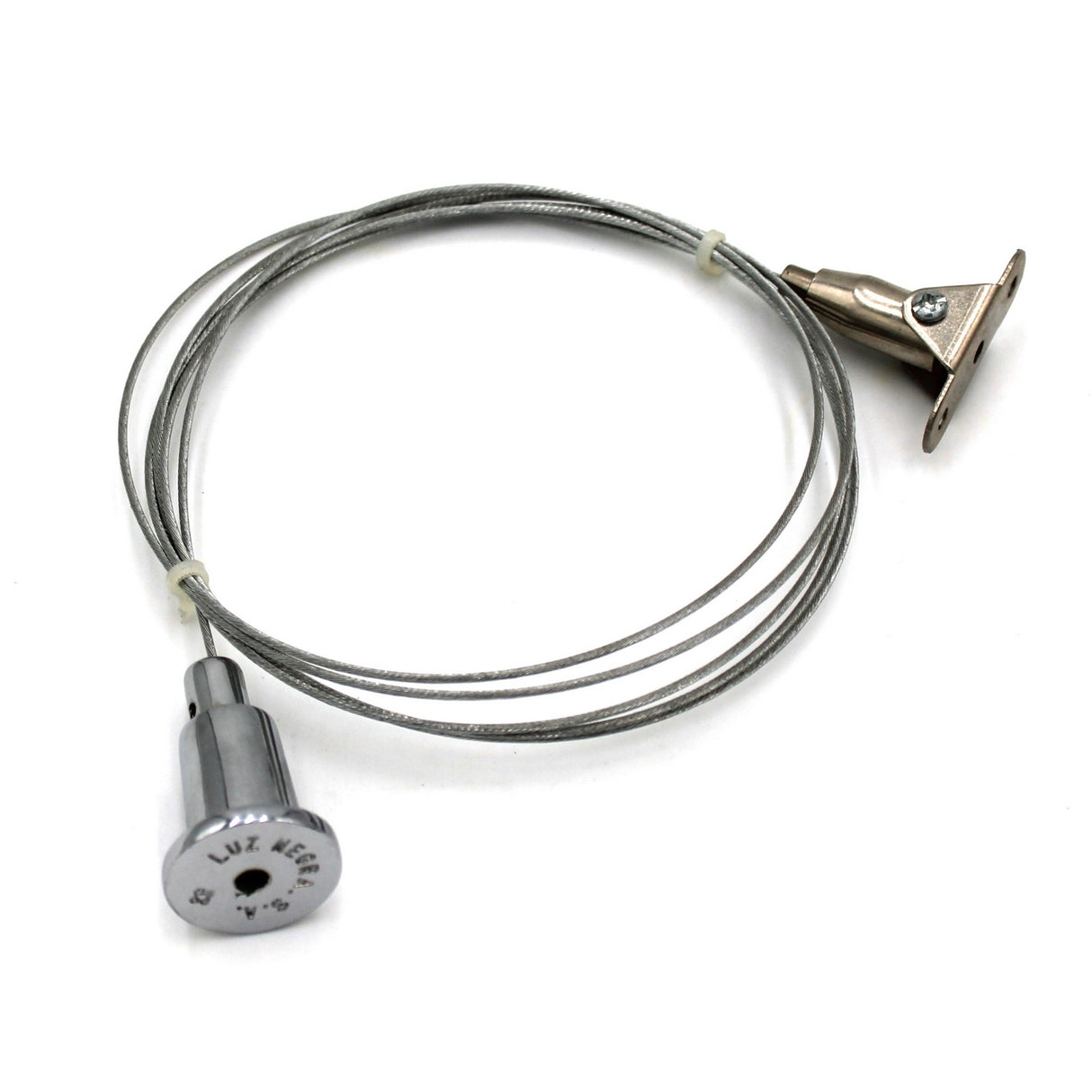 The Hanging Kits Munich Magnum features a coiled steel security cable with a cylindrical lock on one end and a metal clamp on the other, making it ideal for securing objects and perfect for use with Munich Magnum accessories.