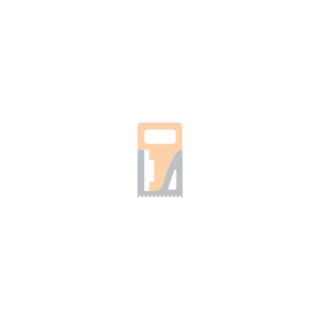 Minimalist illustration of a peach and gray Flexible LED Neon Light Silicone Profile (Model Neon Las Vegas) centered on a white background, perfect for themes featuring decorative lighting or flexible LED display designs.