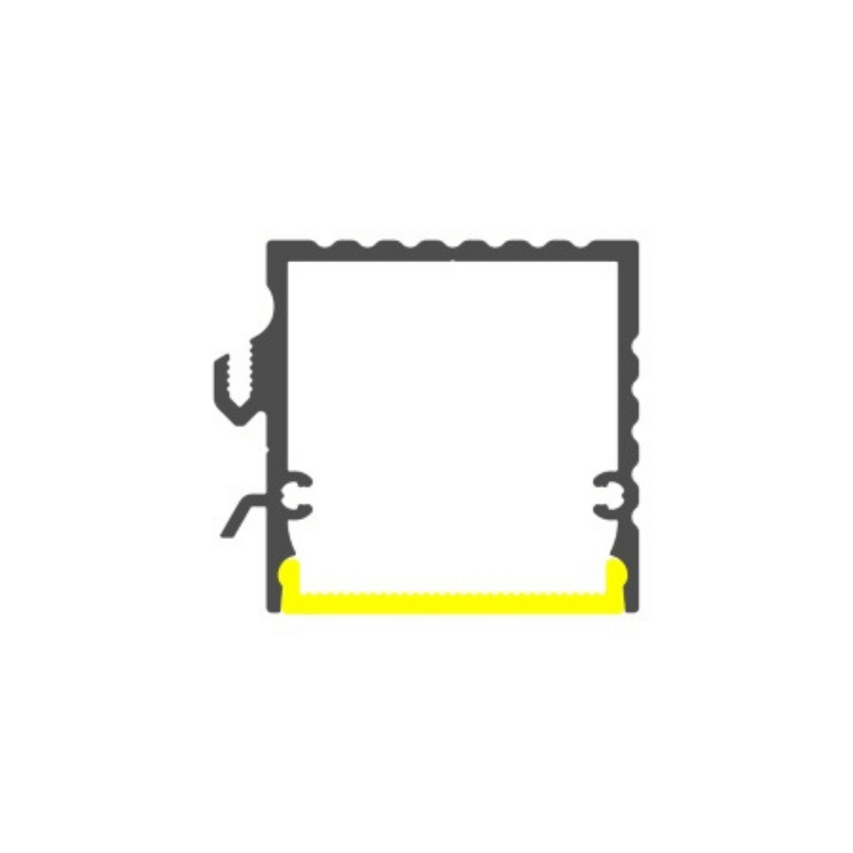 Linear LED Wall Sconce Channel ~ Model PL35S - Wired4Signs USA - Buy LED lighting online