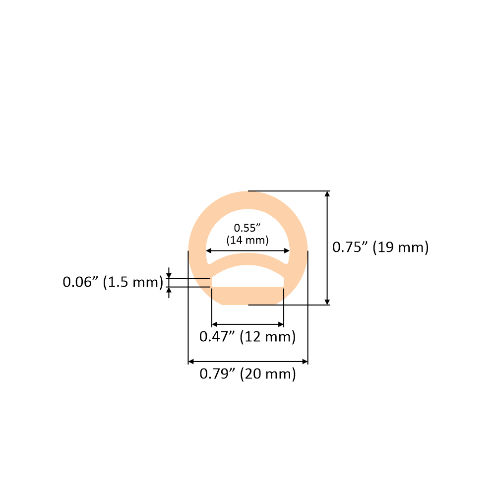 Flexible Diffuser for LED Strip ~ Model Neon Redondo XL - Wired4Signs USA - Buy LED lighting online