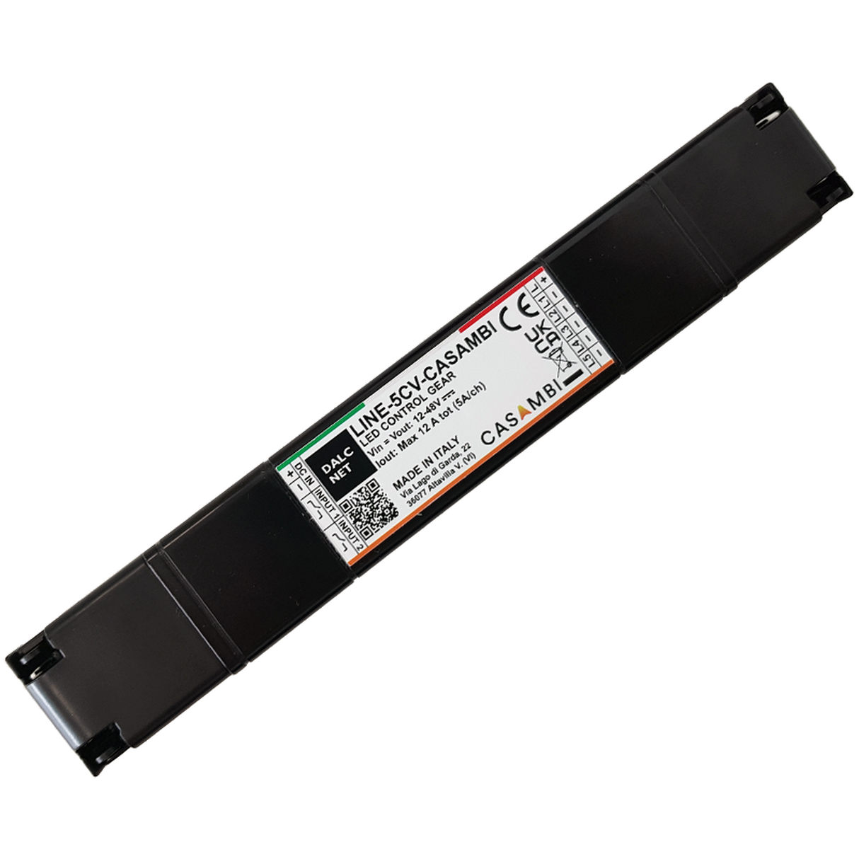 Slimline 5-Channel RGB+TW LED Dimmer with Casambi~ Model LINE-5CV-CASAMBI | Wired4Signs USA