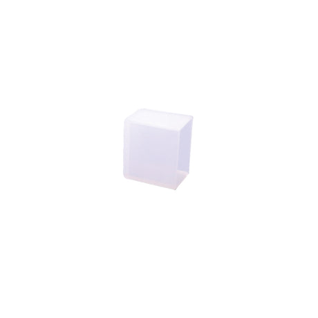 A single Silicone End Cap for Neon Las Vegas XL, made of frosted translucent white plastic, is centered on a plain white background.