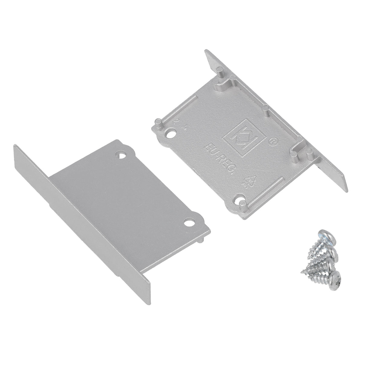 A Plastic End Cap for Phil Recessed Profile is displayed on a white background, designed to fit compatible profiles and provide a clean, finished look when installed.