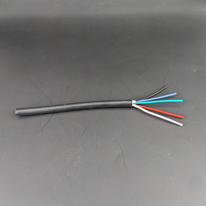 RGBW 5-core 18 AWG Silicone Electrical Wire