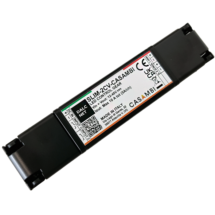 Slimline 2-Channel Tunable-White LED Dimmer with Casambi ~ Model SLIM-2CV-CASAMBI