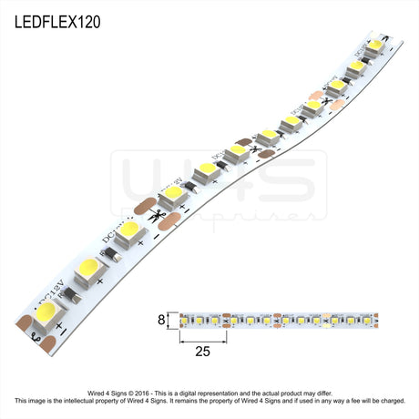 12v Constant Voltage LED Strip 3528 chip ~ Daisy Series - Wired4Signs USA - Buy LED lighting online