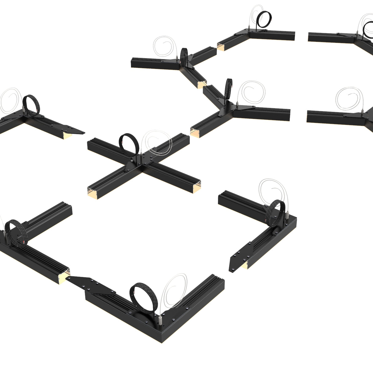 Custom Modular LED Light Fixture Systems - Wired4Signs USA - Buy LED lighting online