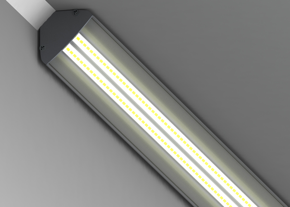 Large 45 Degree Corner LED Channel ~ ALU45-Wide - Wired4Signs USA - Buy LED lighting online