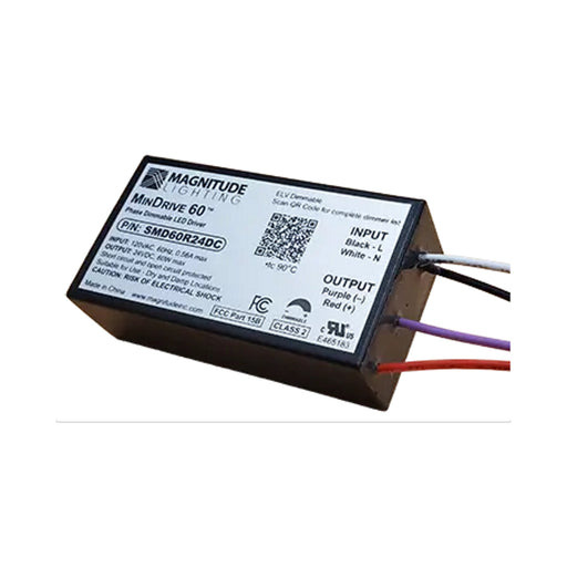 Constant Voltage Dimmable LED Driver ~ Magnitude MinDrive 60 - Wired4Signs USA - Buy LED lighting online