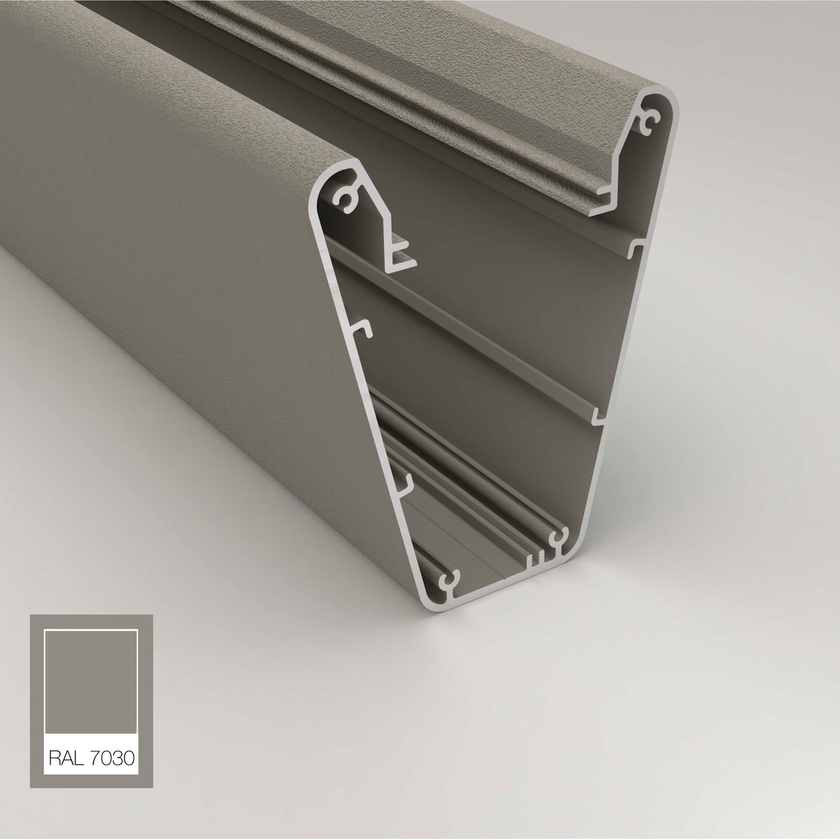 Gray - Designer Pendant Light Channel ~ Model Carmen | Wired4signs USA | Contemporary Pendant Light, surface mounted light fixture, Aesthetic light fixture