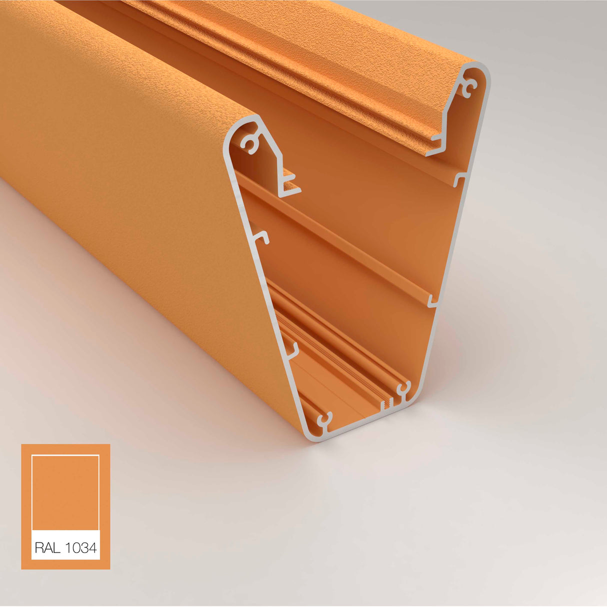 Pastel Yellow - Designer Pendant Light Channel ~ Model Carmen | Wired4signs USA | Contemporary Pendant Light, surface mounted light fixture, Aesthetic light fixture