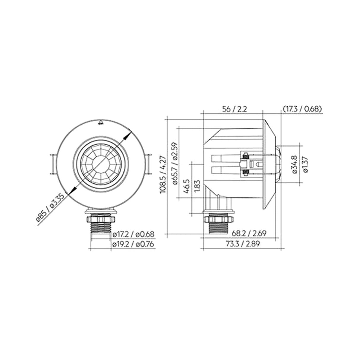 Casambi basicDIM Wireless Bluetooth Motion Sensor ~ Model 5DP 38RC - Wired4Signs USA - Buy LED lighting online