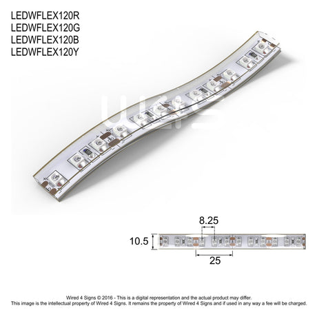 12v Constant Voltage LED Strip 3528 chip ~ Daisy Series - Wired4Signs USA - Buy LED lighting online