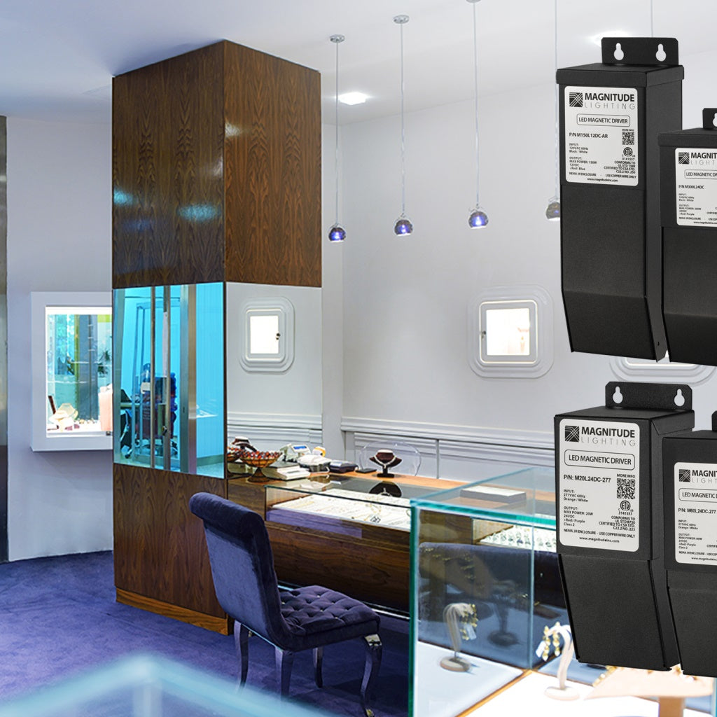 Dimmable Magnetic Core LED Driver ~ Magnitude M Series - Wired4Signs USA - Buy LED lighting online