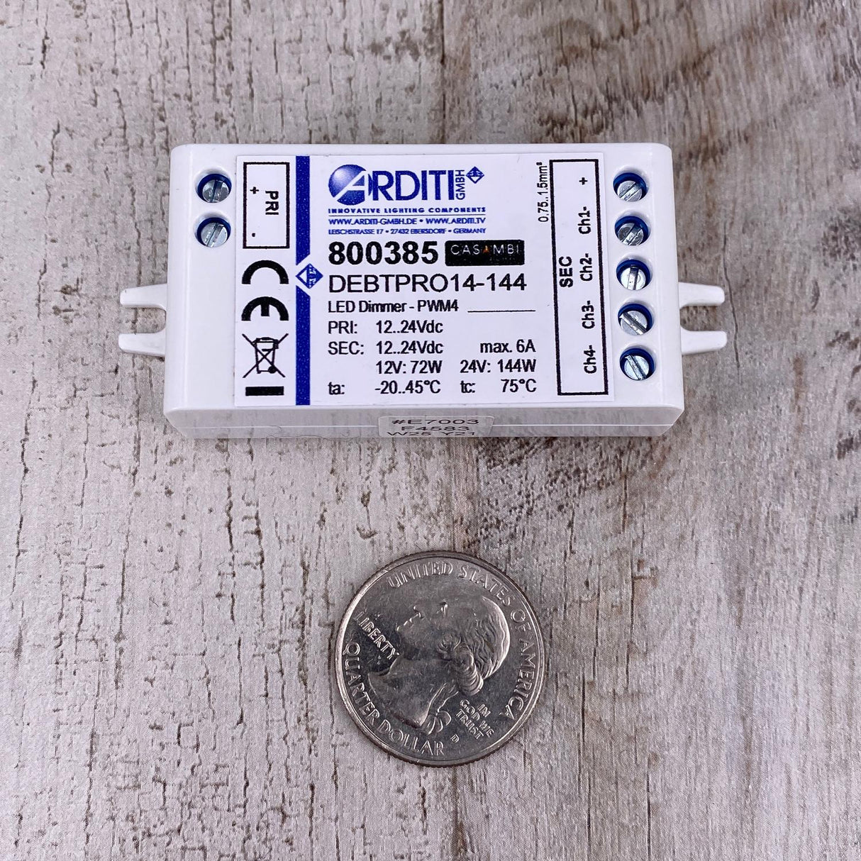 Casambi 4-Channel Bluetooth Mesh LED Controller ~ Model CBU-PWM4 - Wired4Signs USA - Buy LED lighting online