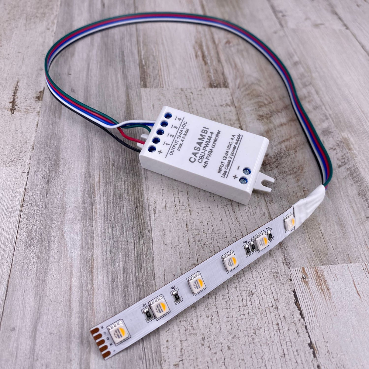 Casambi 4-Channel Bluetooth Mesh LED Controller ~ Model CBU-PWM4 (UL Listed) - Wired4Signs USA - Buy LED lighting online