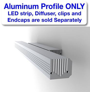 Linear LED Wall Sconce Channel ~ Model PL35S - Wired4Signs USA - Buy LED lighting online