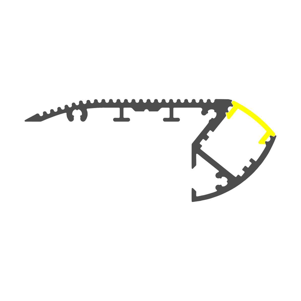 Stair Tread Lights Profile ~ Model Alu-Stair - Wired4Signs USA - Buy LED lighting online