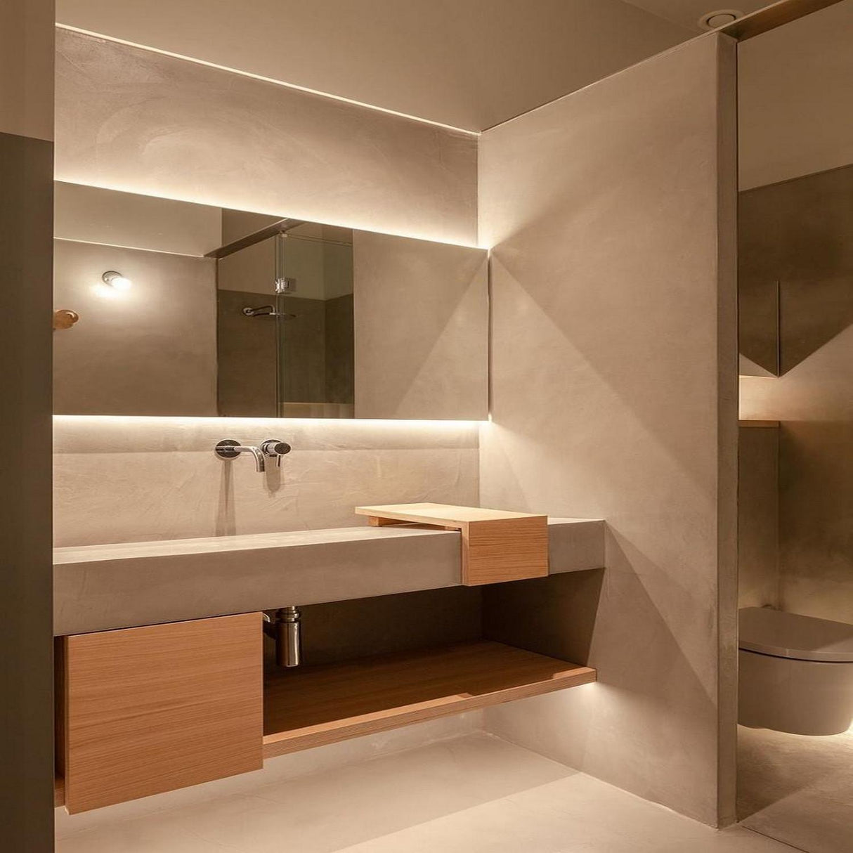 Plaster Board Wall Wash LED Channel ~ Model Alu-Cove1 - Wired4Signs USA - Buy LED lighting online