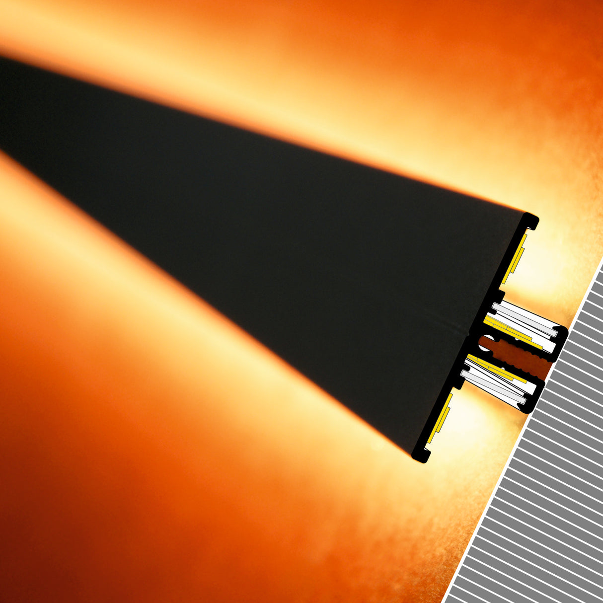 Dual Backlighting Wall LED Channel ~ Model Back10 - Wired4Signs USA - Buy LED lighting online