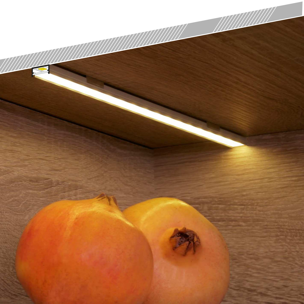Lightweight Surface Mount LED Channel ~ Model Begton12 - Wired4Signs USA - Buy LED lighting online