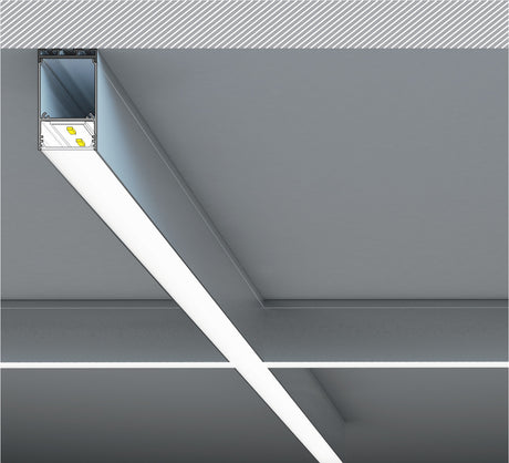 Suspended & Surface Mount LED Aluminum Channel ~ Model Combo30-01 - Wired4Signs USA - Buy LED lighting online