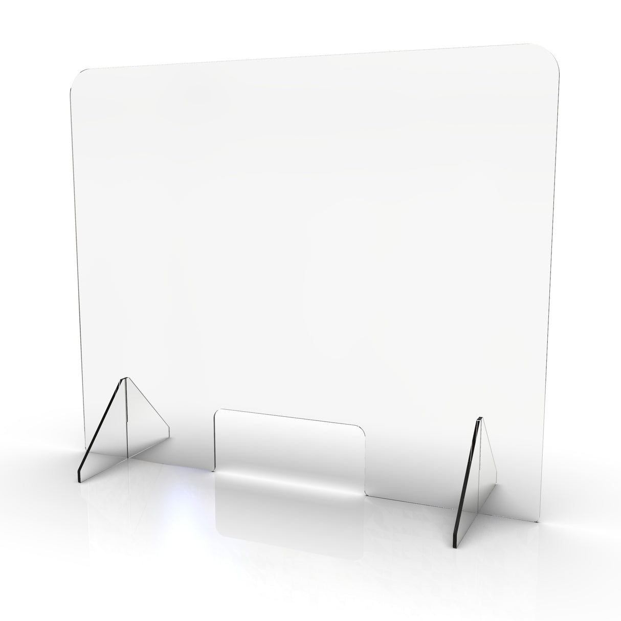 Standard Portable Plastic Sneeze Guard - Wired4Signs USA - Buy LED lighting online