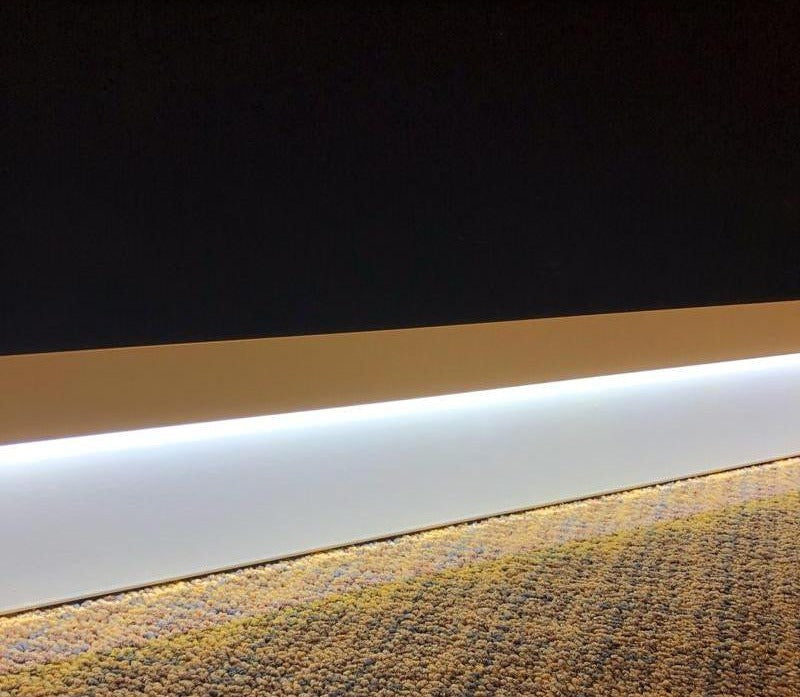 Baseboard LED Lighting Profile ~ Model Alu-Baseboard - Wired4Signs USA - Buy LED lighting online