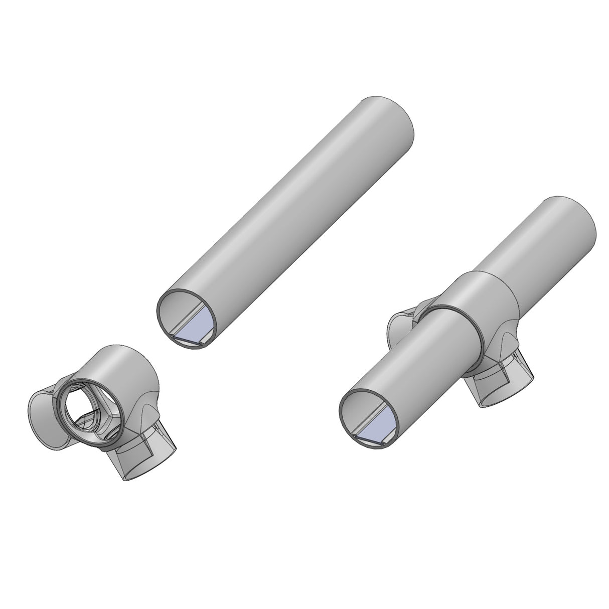 Translucent Elbow with Crossing for Smokies38 Profile - Wired4Signs USA - Buy LED lighting online