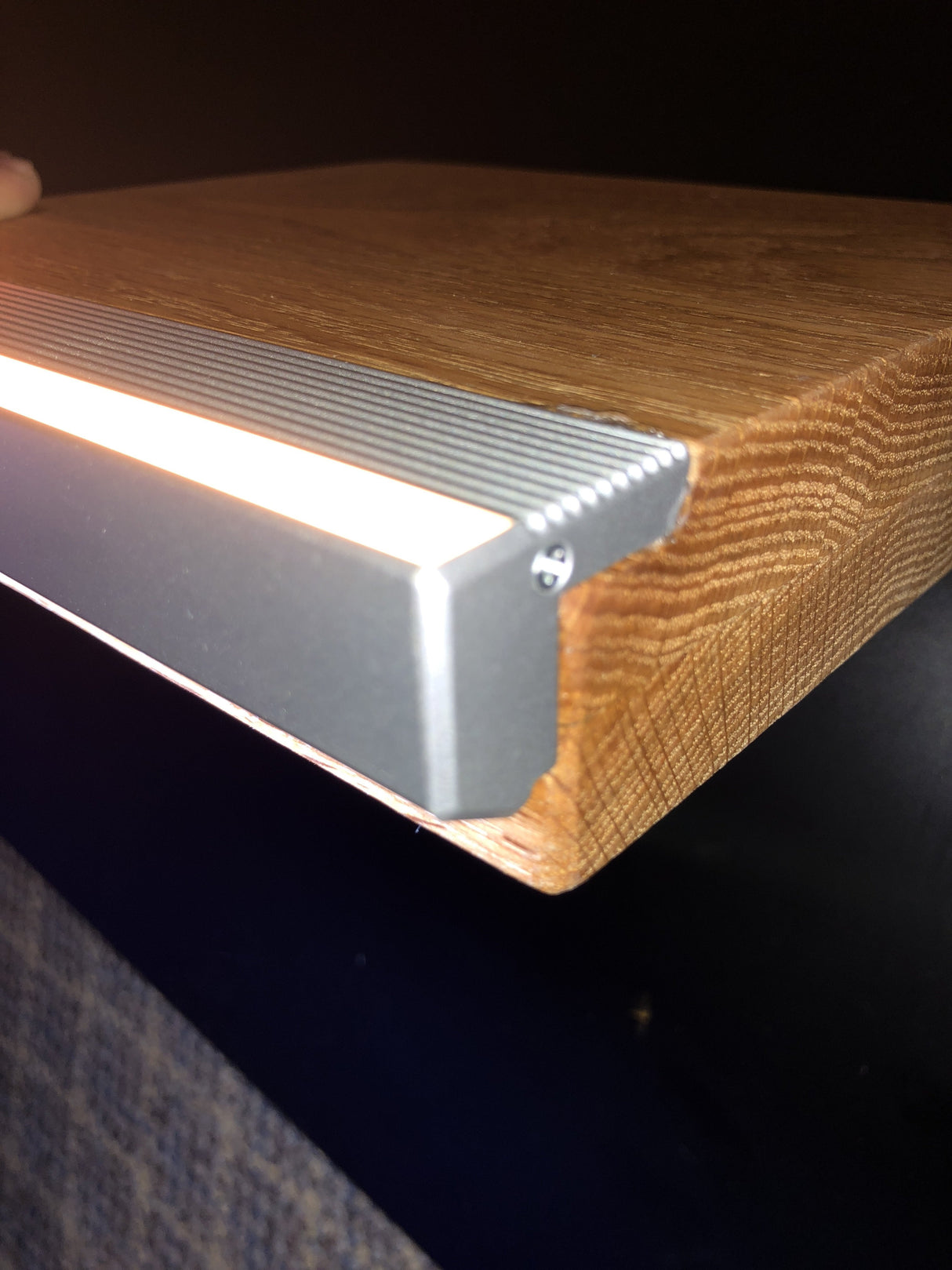 Small LED Stair Nosing Channel ~ Model Alu-Stair Nano - Wired4Signs USA - Buy LED lighting online