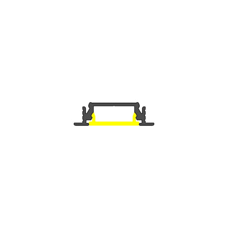 Recessed Easy Mounting LED Channel ~ Model Groove14 - Wired4Signs USA - Buy LED lighting online