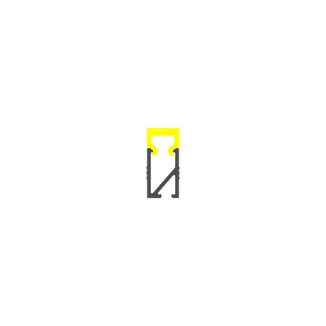 Narrow Aluminum Channel for LED Strips Model Hi8