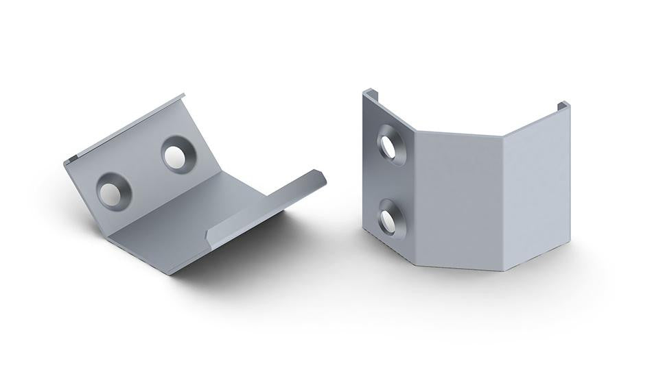 ABS mounting bracket for ALU-Corner LED profile - Wired4Signs USA - Buy LED lighting online