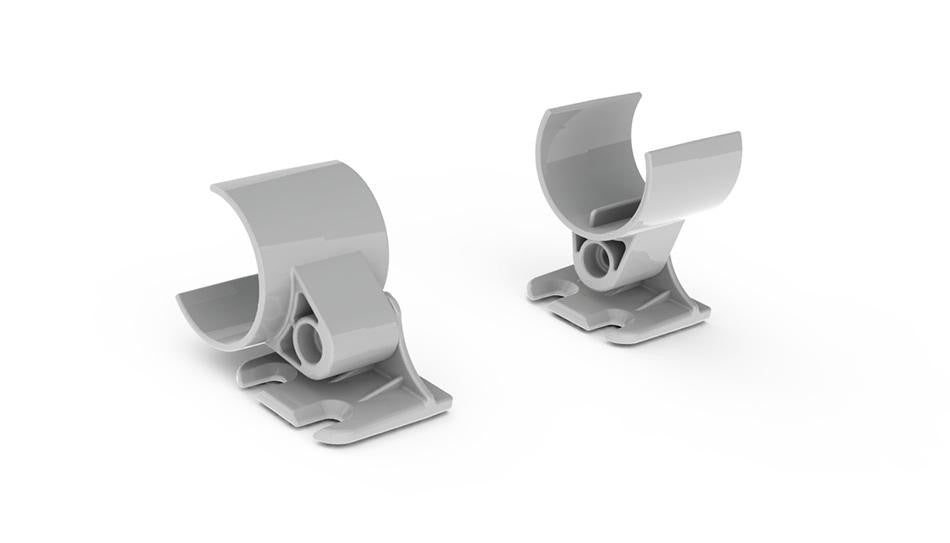 ABS mounting bracket for Alu-Round LED profile (0-180 degree/adj.) - Wired4Signs USA - Buy LED lighting online